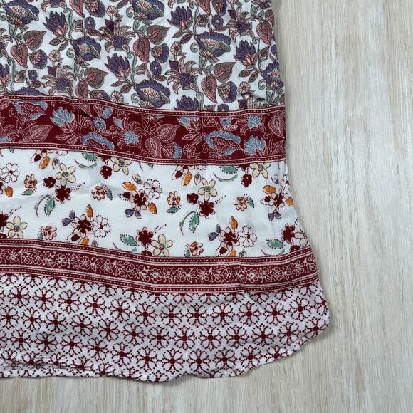 Anthropologie Maeve Laced Eleanor Boho Sleeveless Floral Crochet Blouse Small - Picture 10 of 12